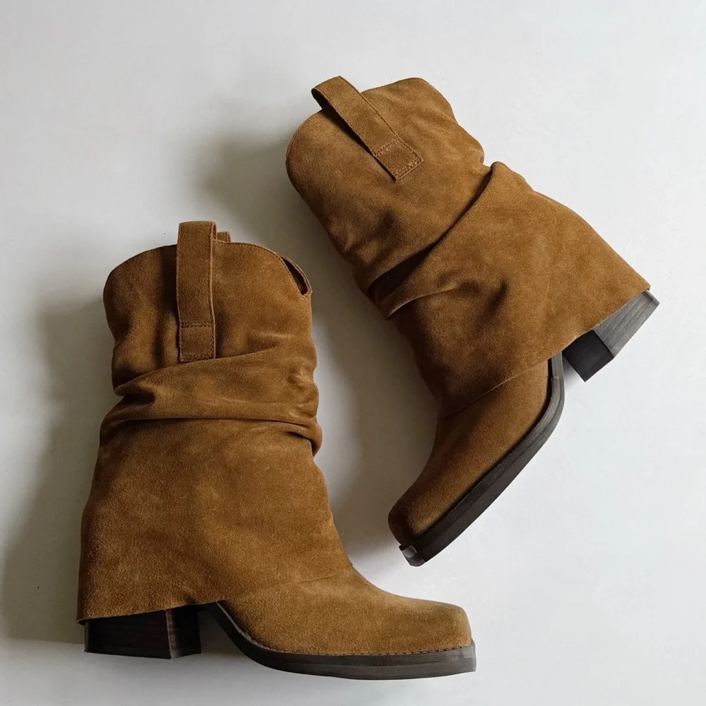 Steve Madden Pia Western Boots - Picture 4 of 13